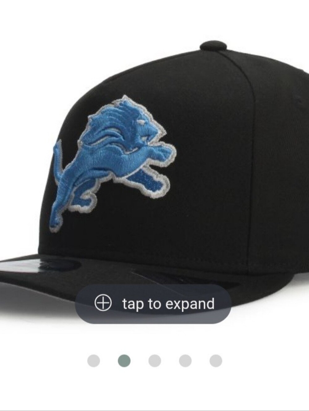 NEW ERA CAPS NFL Detroit Lions 9Fifty A-Frame Snapback Black